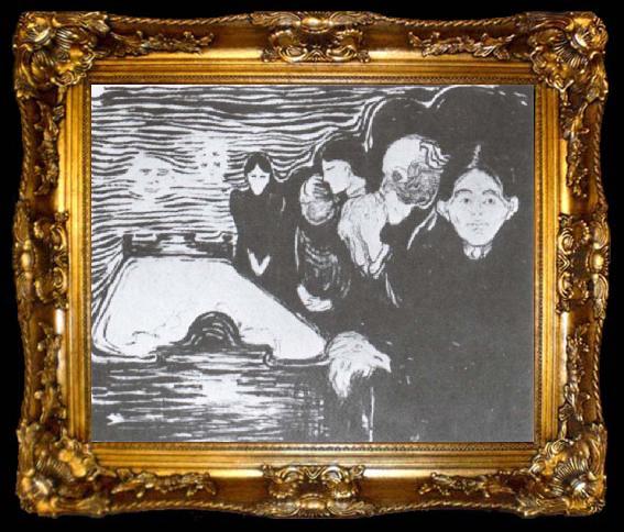 framed  Edvard Munch Old man, ta009-2